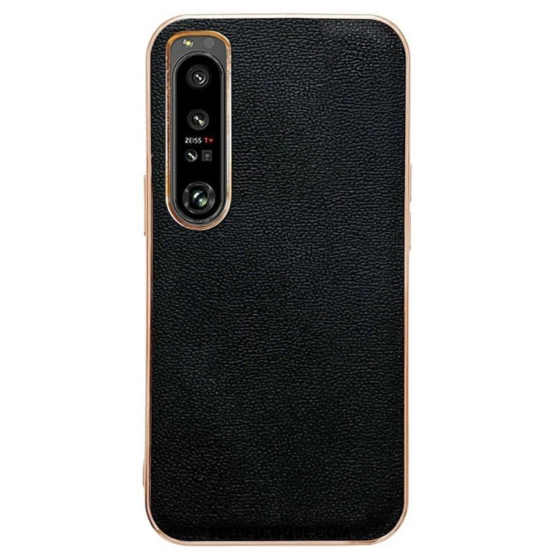 Coque Sony Xperia 1 IV Vrai Cuir