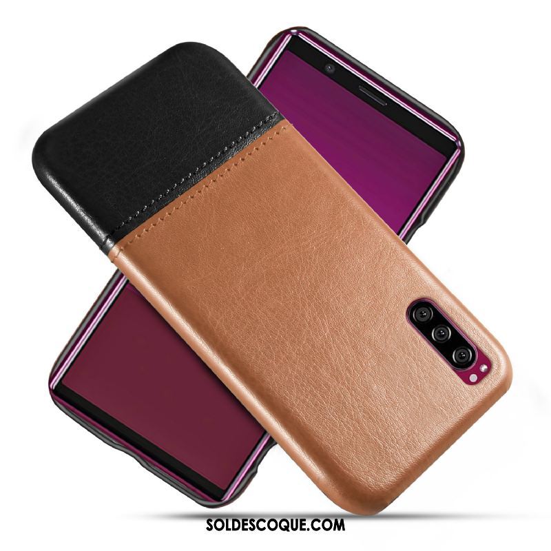 Coque Sony Xperia 1 Ii Qualité Protection Bleu Téléphone Portable Étui Housse Pas Cher