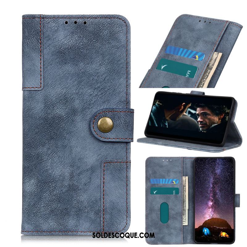 Coque Sony Xperia 1 Ii Vintage Portefeuille Étui En Cuir Téléphone Portable En Ligne