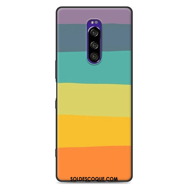 Coque Sony Xperia 1 Personnalité Silicone Nouveau Protection Charmant En Vente