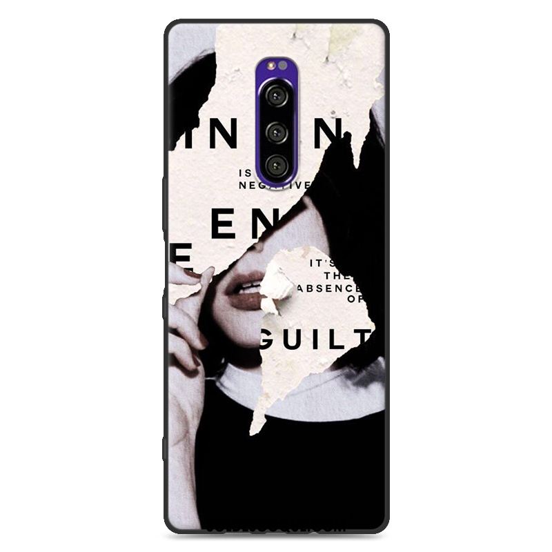 Coque Sony Xperia 1 Personnalité Silicone Nouveau Protection Charmant En Vente