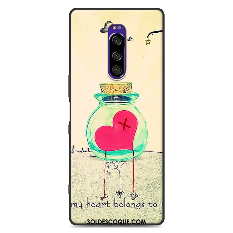 Coque Sony Xperia 1 Personnalité Silicone Nouveau Protection Charmant En Vente