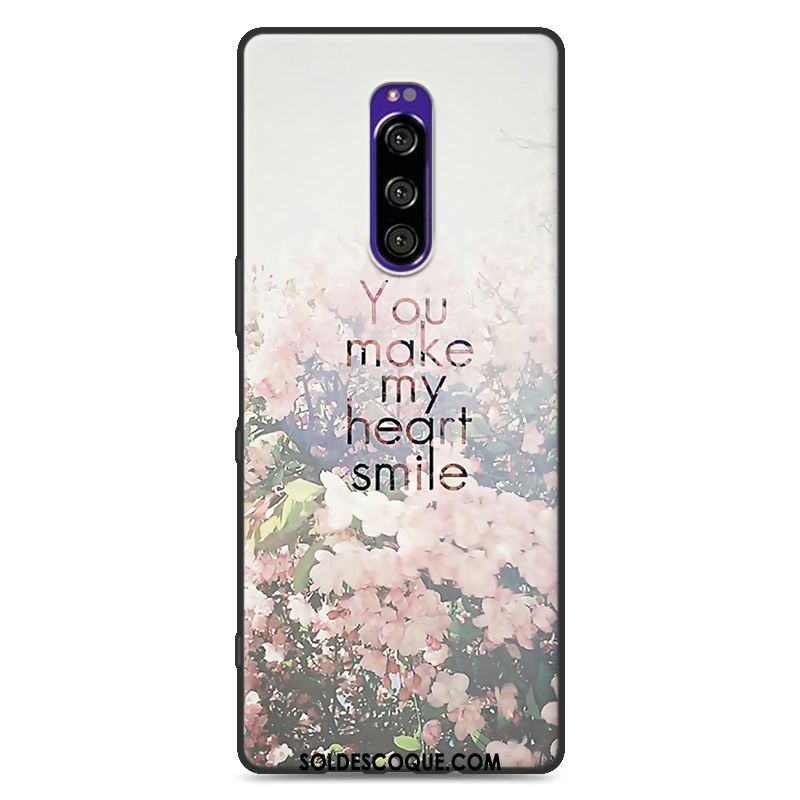 Coque Sony Xperia 1 Personnalité Silicone Nouveau Protection Charmant En Vente