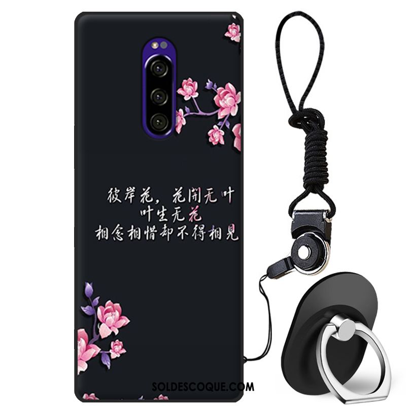 Coque Sony Xperia 1 Protection Téléphone Portable Fluide Doux Silicone Étui Pas Cher