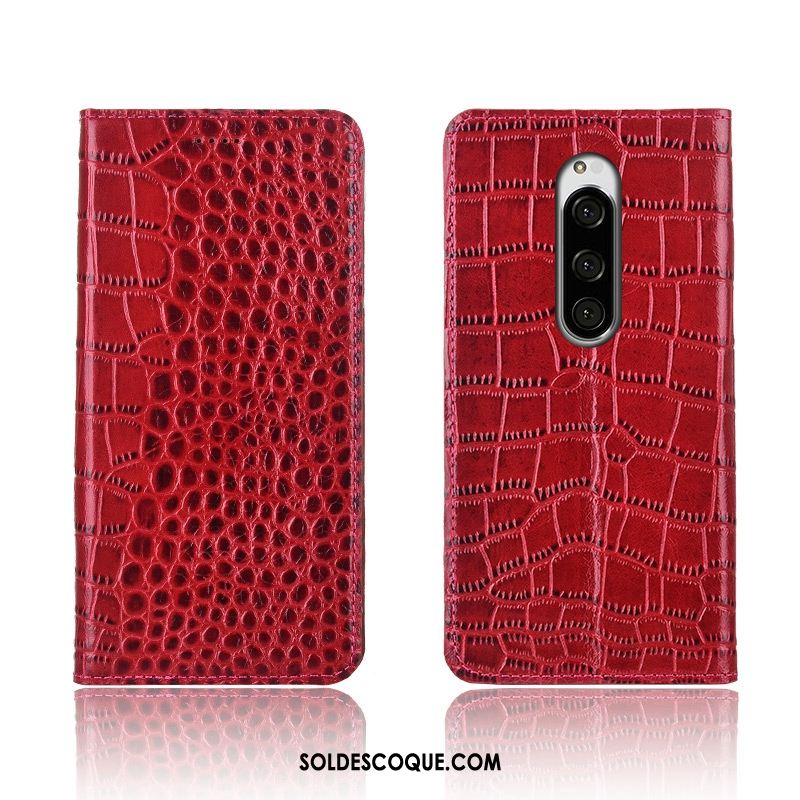 Coque Sony Xperia 1 Silicone Crocodile Nouveau Fluide Doux Incassable En Vente