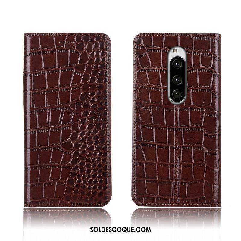 Coque Sony Xperia 1 Silicone Crocodile Nouveau Fluide Doux Incassable En Vente