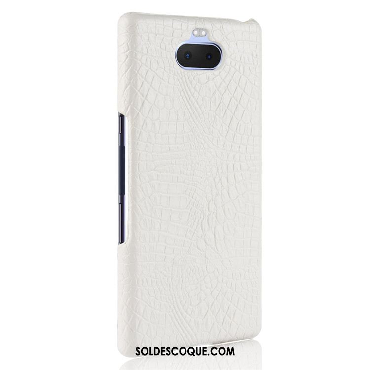 Coque Sony Xperia 10 Cuir Téléphone Portable Difficile Qualité Étui Soldes