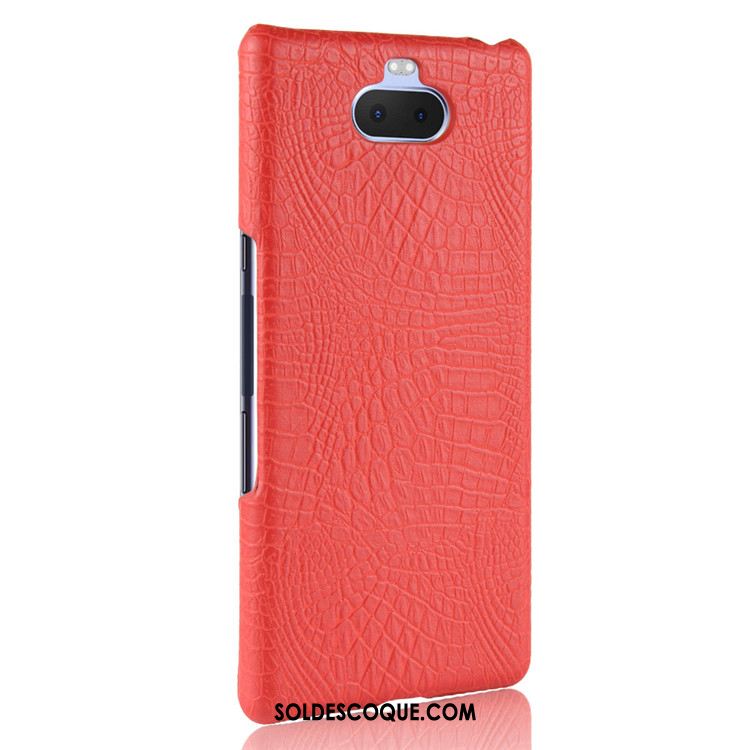 Coque Sony Xperia 10 Cuir Téléphone Portable Difficile Qualité Étui Soldes