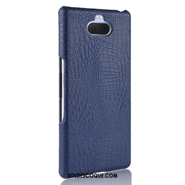 Coque Sony Xperia 10 Cuir Téléphone Portable Difficile Qualité Étui Soldes