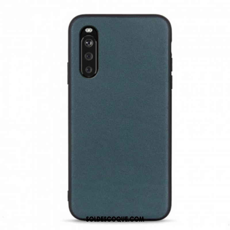 Coque Sony Xperia 10 III Véritable Cuir Business