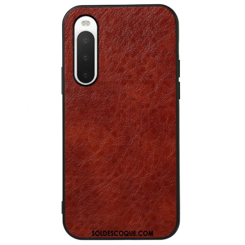 Coque Sony Xperia 10 IV Effet Cuir