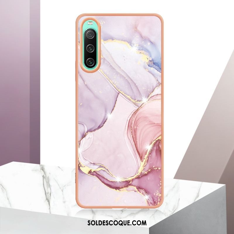 Coque Sony Xperia 10 IV Marbre Coloré