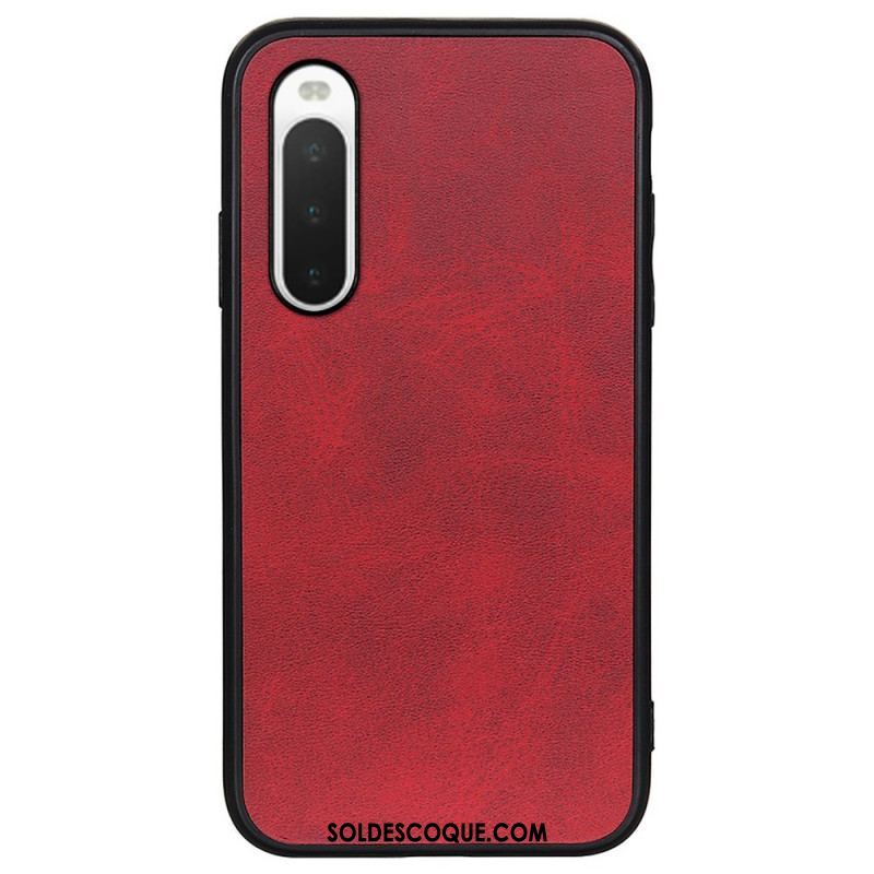 Coque Sony Xperia 10 IV Simili Cuir Texturé