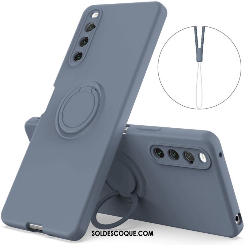 Coque Sony Xperia 10 IV Unie Anneau-Support