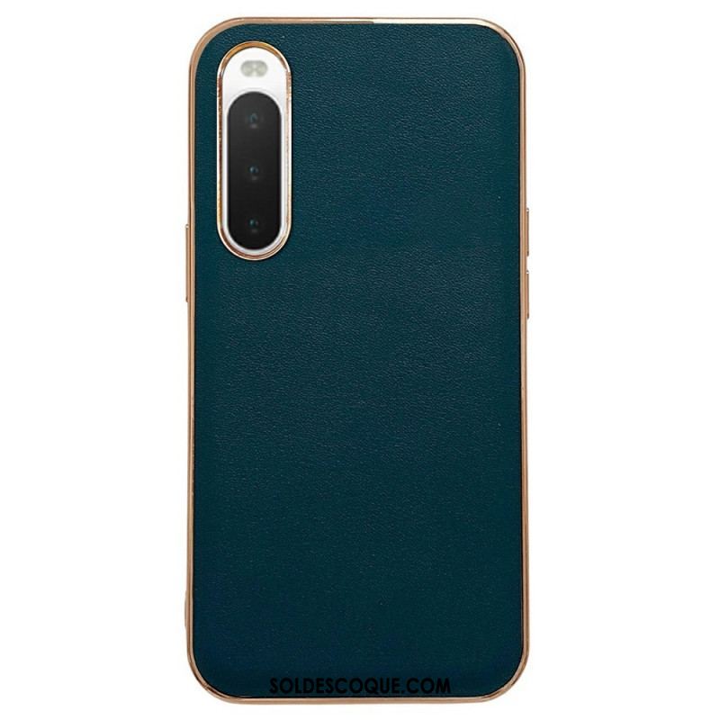 Coque Sony Xperia 10 IV Vrai Cuir