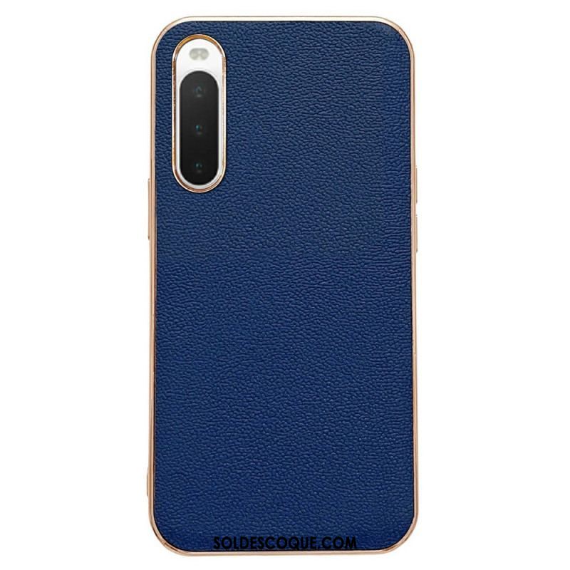 Coque Sony Xperia 10 IV Véritable Cuir Color