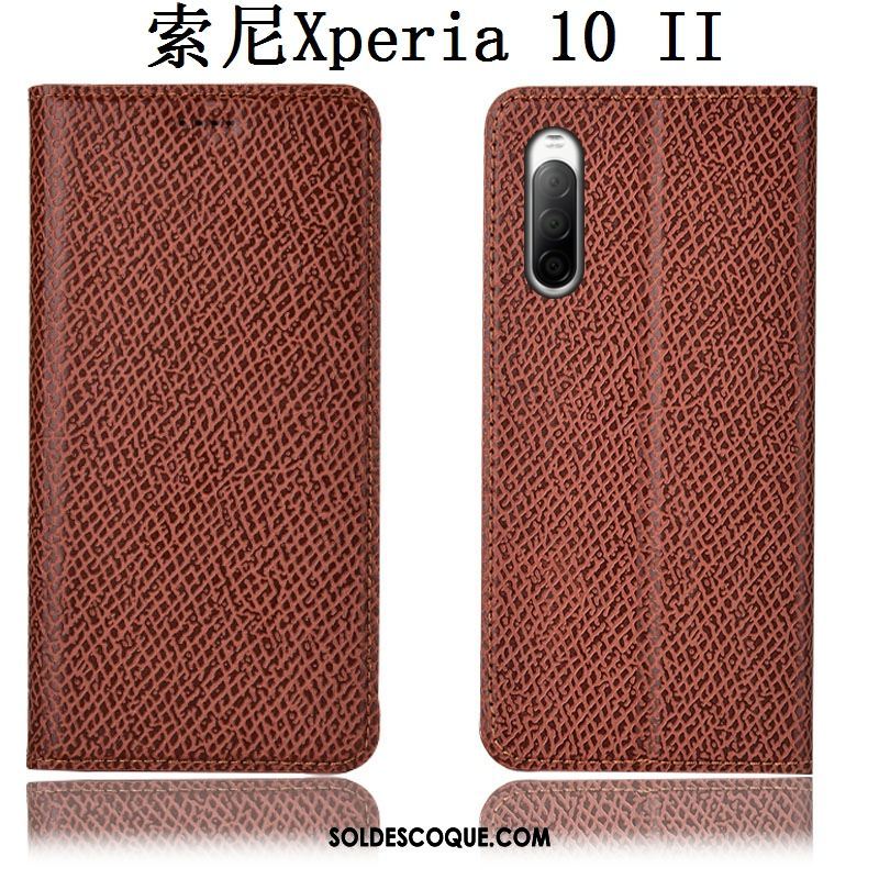 Coque Sony Xperia 10 Ii Noir Protection Incassable Étui Mesh France