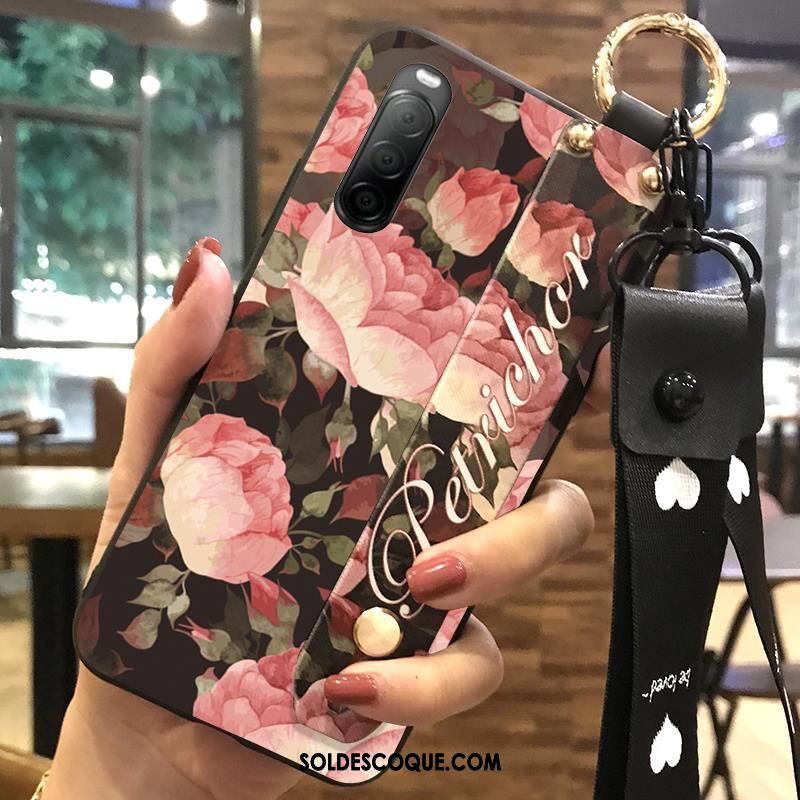 Coque Sony Xperia 10 Ii Ornements Suspendus Frais Étui Fluide Doux Support Housse Pas Cher