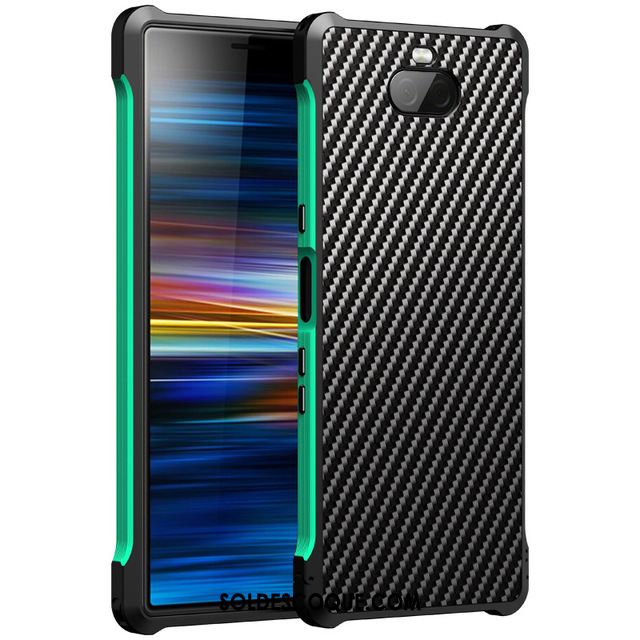 Coque Sony Xperia 10 Métal Téléphone Portable Tout Compris Border Très Mince Housse Soldes