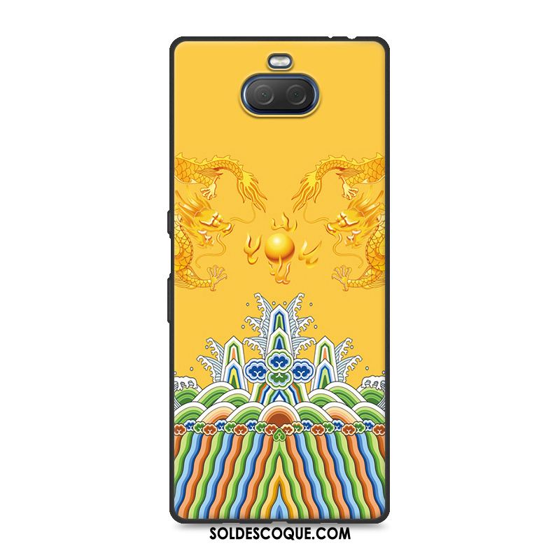 Coque Sony Xperia 10 Plus Amoureux Fluide Doux Protection Téléphone Portable Silicone Pas Cher