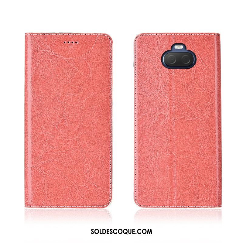 Coque Sony Xperia 10 Plus Délavé En Daim Clamshell Silicone Fluide Doux Modèle Fleurie En Ligne