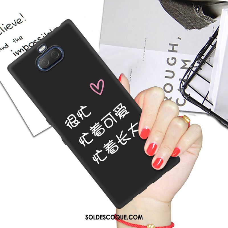 Coque Sony Xperia 10 Plus Net Rouge Étui Silicone Incassable Téléphone Portable Pas Cher