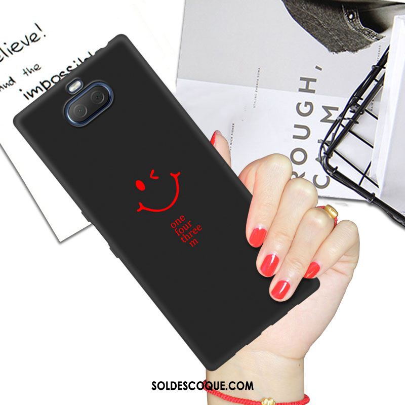 Coque Sony Xperia 10 Plus Net Rouge Étui Silicone Incassable Téléphone Portable Pas Cher