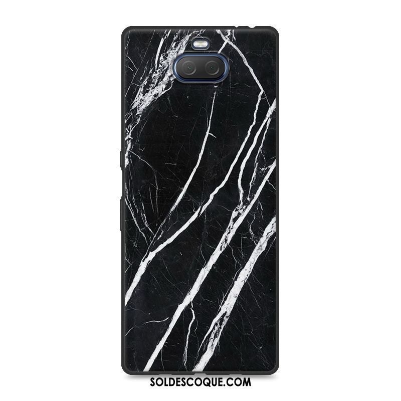 Coque Sony Xperia 10 Plus Peinture Téléphone Portable Protection Personnalité Bleu Marin Pas Cher