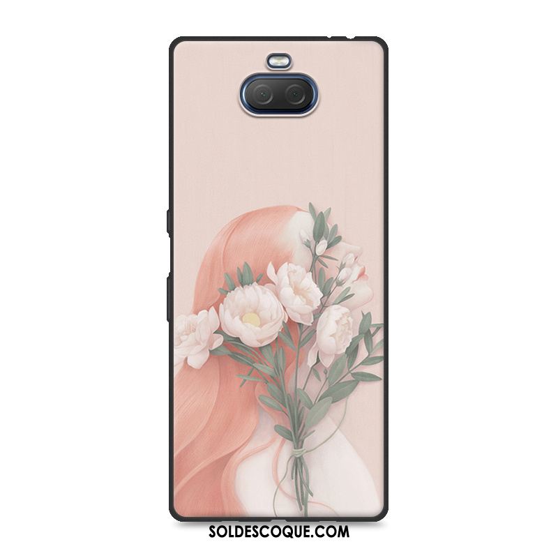 Coque Sony Xperia 10 Plus Simple Incassable Vert Créatif Fluide Doux Soldes