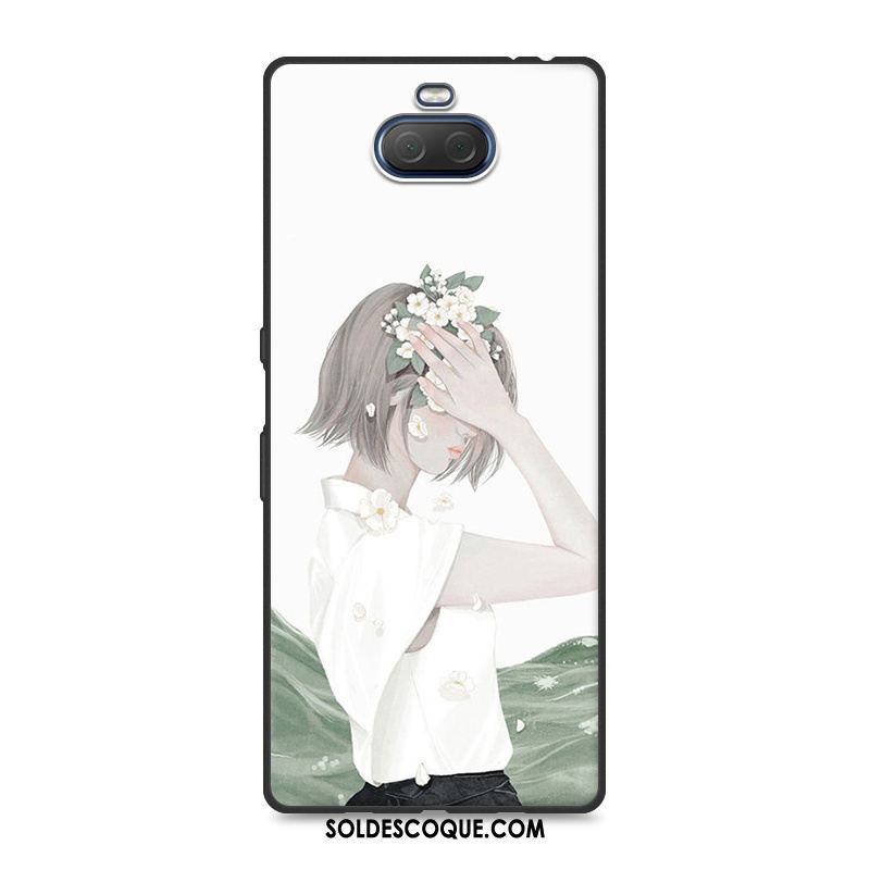 Coque Sony Xperia 10 Plus Simple Incassable Vert Créatif Fluide Doux Soldes