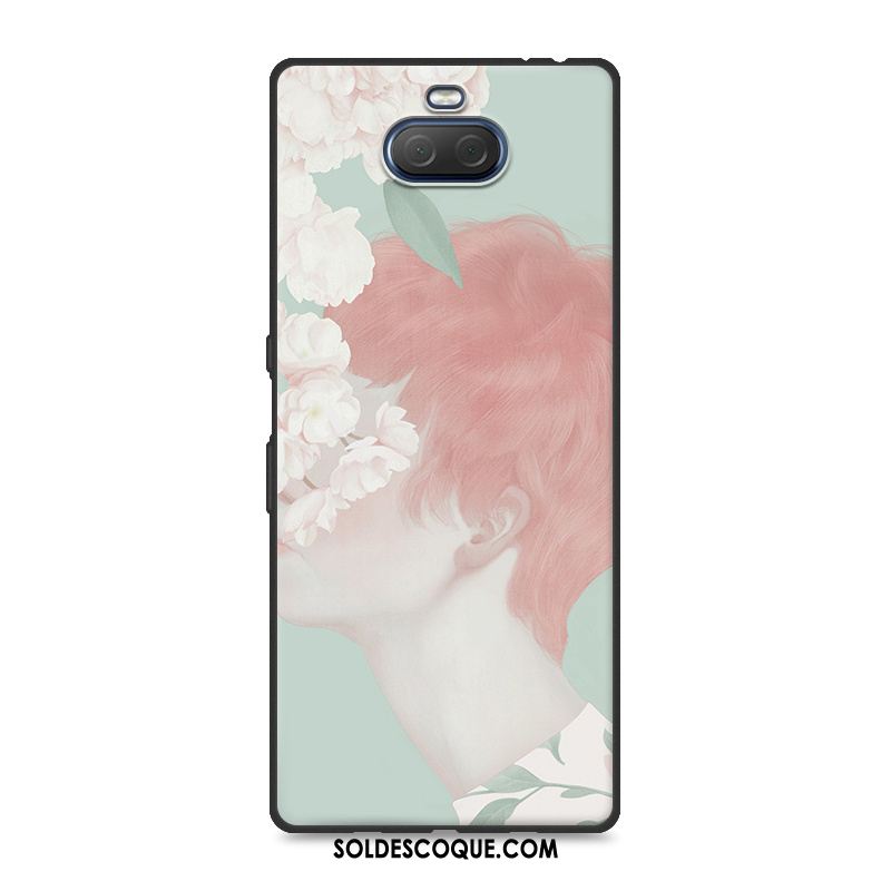 Coque Sony Xperia 10 Plus Simple Incassable Vert Créatif Fluide Doux Soldes