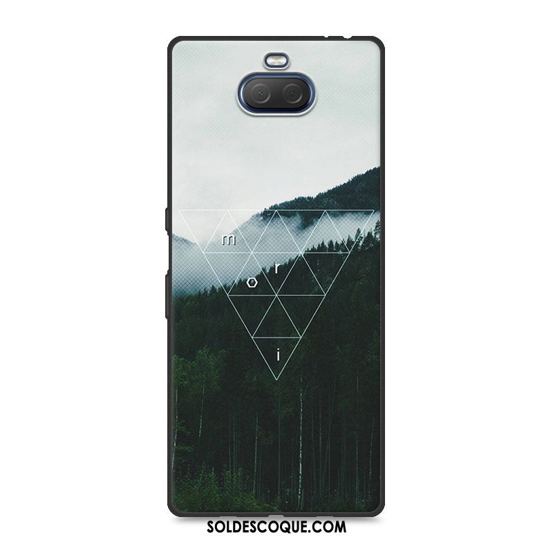 Coque Sony Xperia 10 Plus Téléphone Portable Simple Délavé En Daim Tout Compris Incassable En Ligne