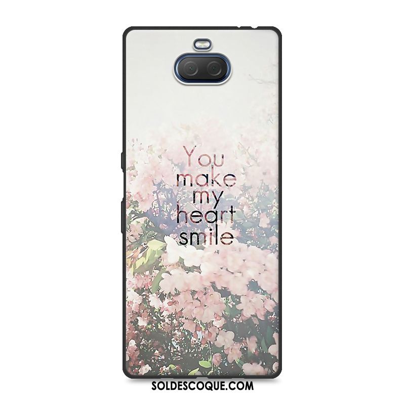 Coque Sony Xperia 10 Simple Protection Or Fluide Doux Téléphone Portable Soldes