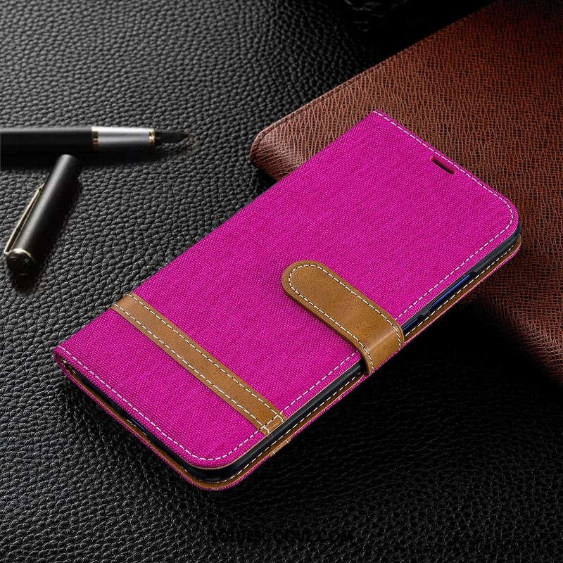 Coque Sony Xperia 10 Téléphone Portable Business Étui En Cuir Protection Violet Pas Cher