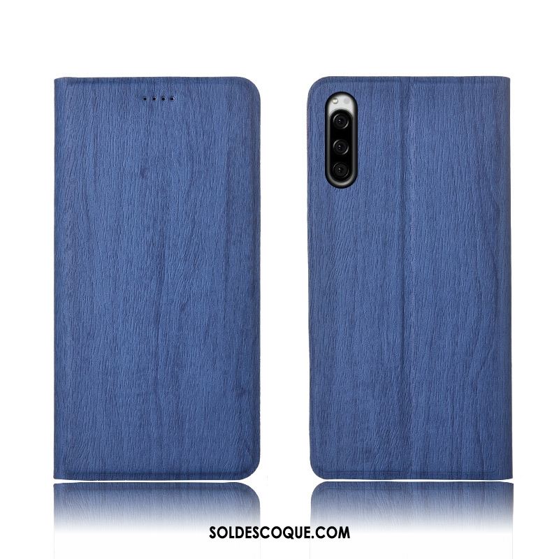 Coque Sony Xperia 5 Clamshell Incassable Protection Fluide Doux Étui En Cuir France