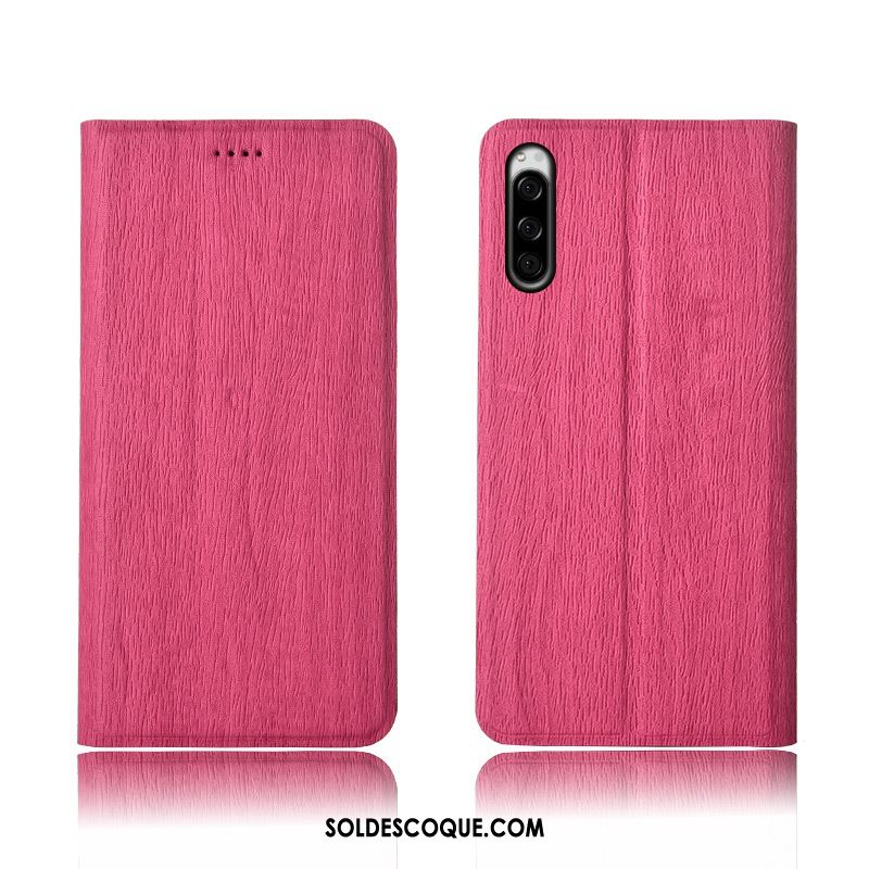 Coque Sony Xperia 5 Clamshell Incassable Protection Fluide Doux Étui En Cuir France