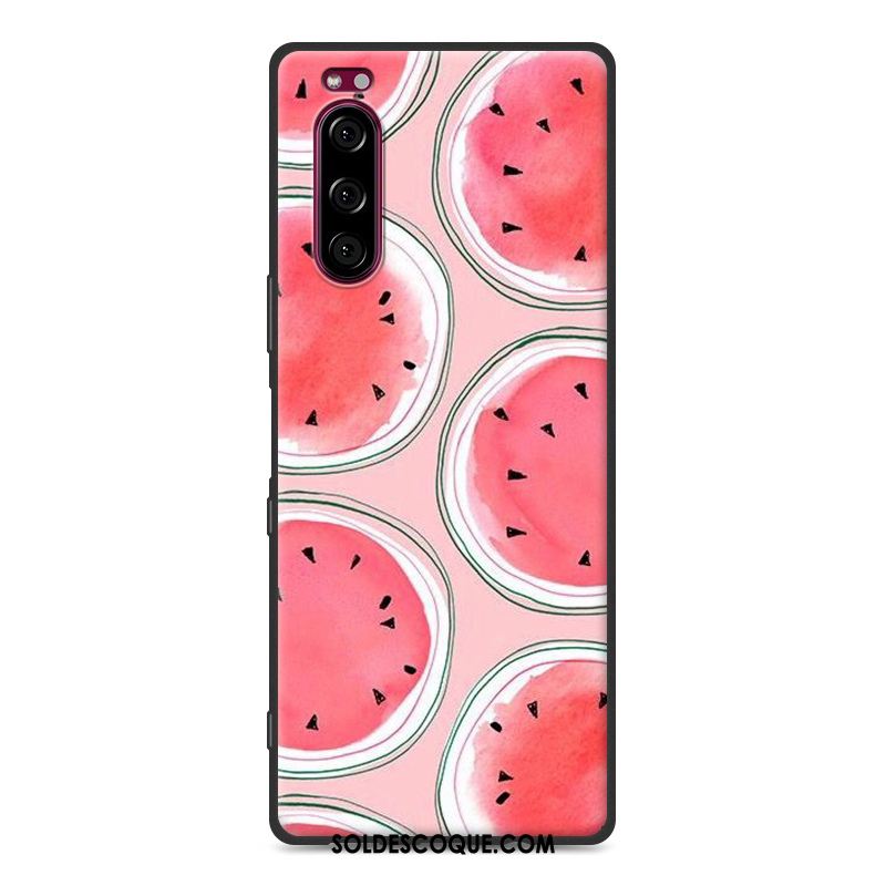 Coque Sony Xperia 5 Créatif Simple Étui Silicone Protection Pas Cher