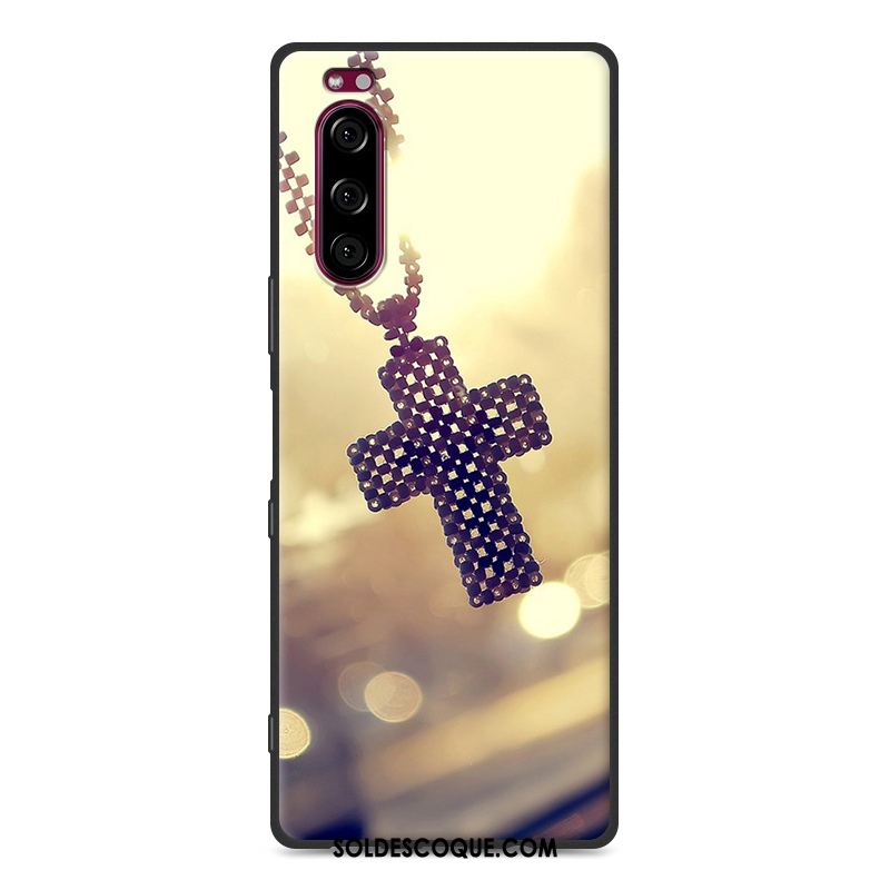 Coque Sony Xperia 5 Fluide Doux Étui Protection Noir Tout Compris Soldes