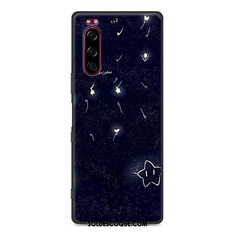 Coque Sony Xperia 5 Fluide Doux Étui Protection Noir Tout Compris Soldes