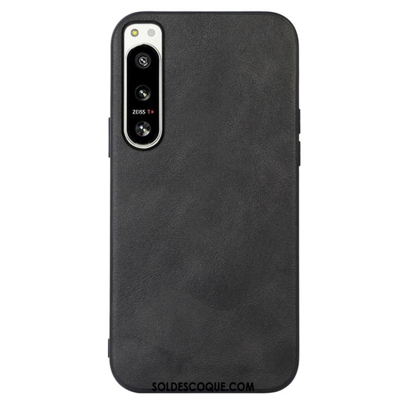 Coque Sony Xperia 5 IV Effet Cuir Look Raffiné