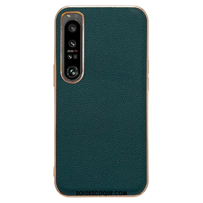 Coque Sony Xperia 5 IV Vrai Cuir