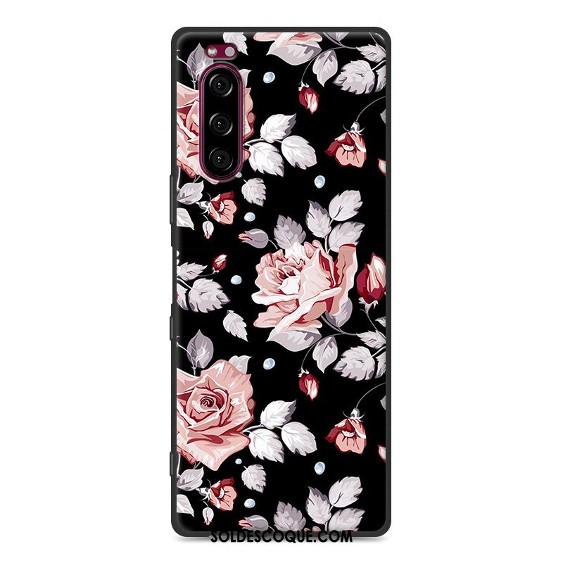 Coque Sony Xperia 5 Incassable Gris Dessin Animé Tout Compris Fluide Doux En Ligne