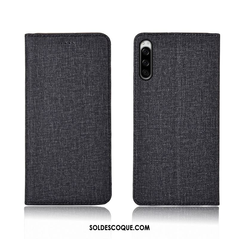 Coque Sony Xperia 5 Protection Lin Fluide Doux Silicone Téléphone Portable Pas Cher