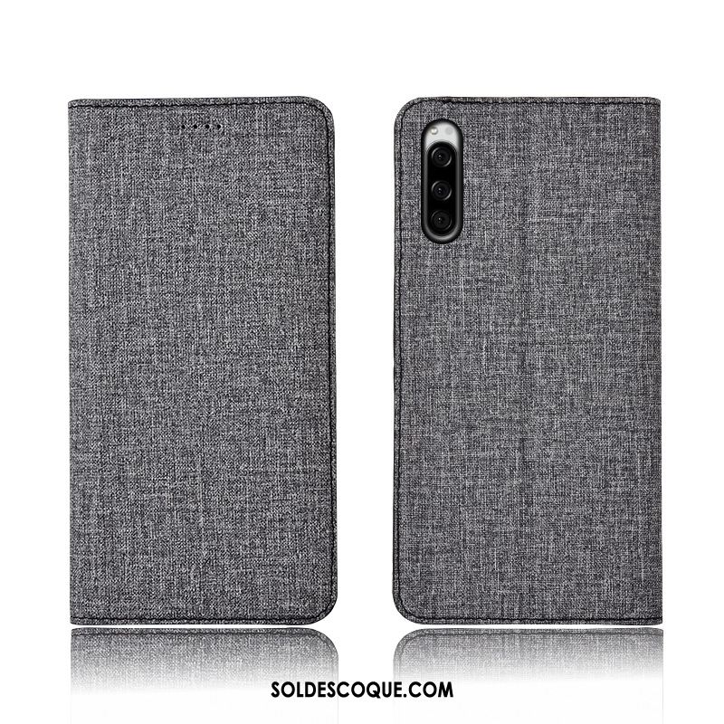 Coque Sony Xperia 5 Protection Lin Fluide Doux Silicone Téléphone Portable Pas Cher