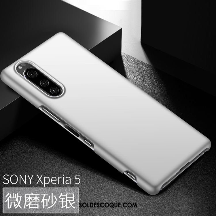 Coque Sony Xperia 5 Téléphone Portable Légère Difficile Vert Protection Housse Soldes