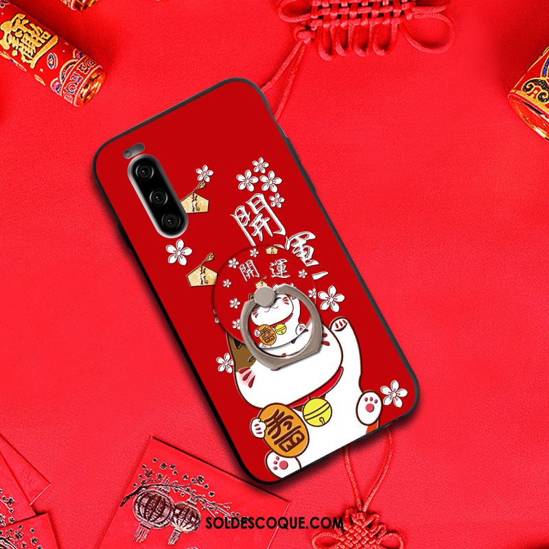 Coque Sony Xperia 5 Téléphone Portable Tendance Richesse Rouge Protection Pas Cher