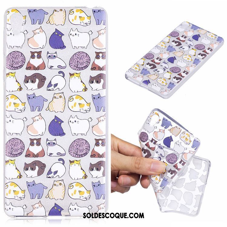 Coque Sony Xperia E5 Silicone Tout Compris Étui Dessin Animé Téléphone Portable Soldes