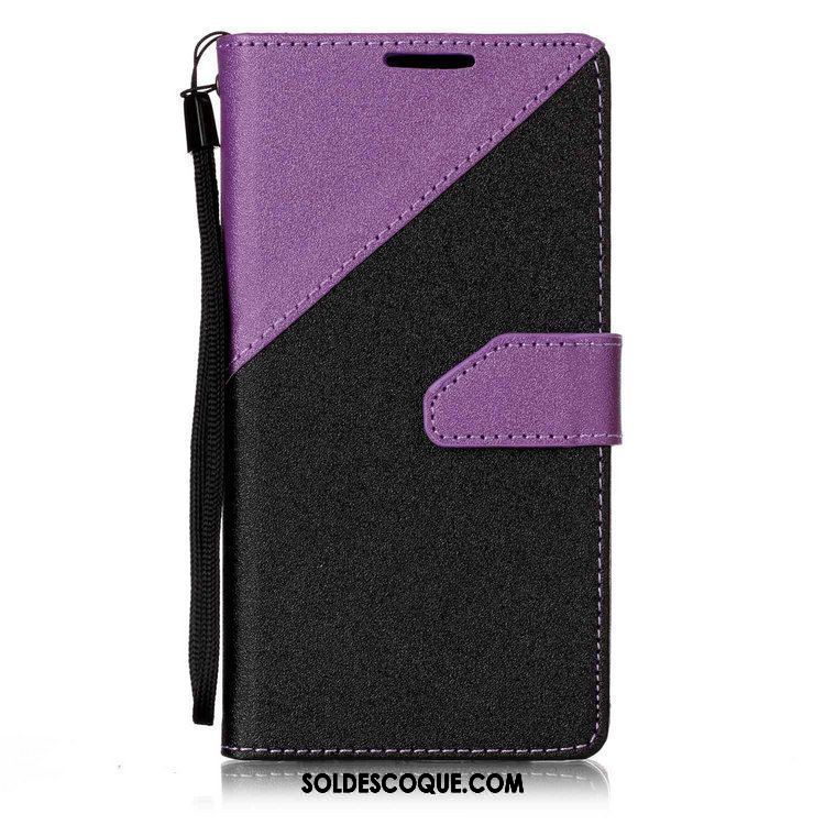 Coque Sony Xperia E5 Téléphone Portable Épissure Modèle Fleurie Rose Étui En Cuir Soldes