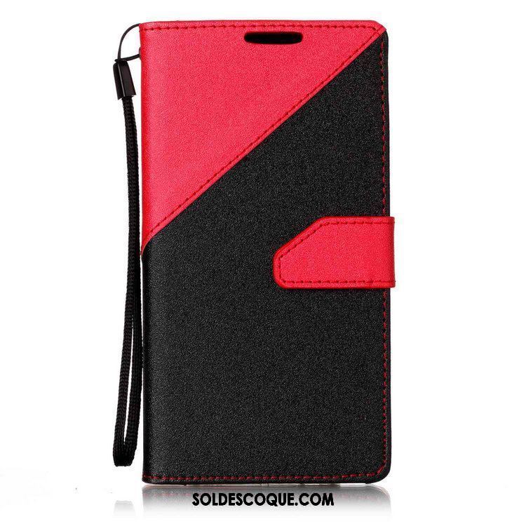 Coque Sony Xperia E5 Téléphone Portable Épissure Modèle Fleurie Rose Étui En Cuir Soldes