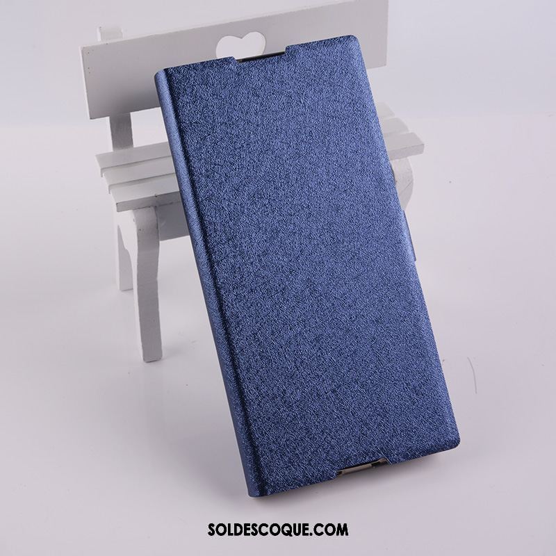 Coque Sony Xperia E5 Étui En Cuir Téléphone Portable Bleu En Ligne